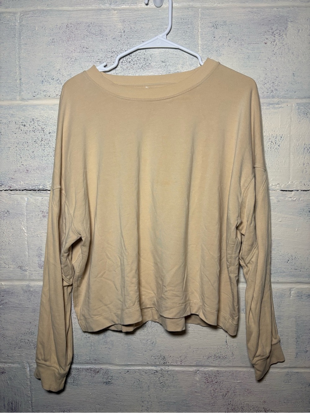Lululemon oversized boxy crew sweater size 10
